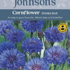 Johnsons Cornflower Double Blue 250 Seeds