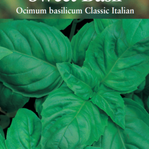 Suffolk Herbs Organic Basil Sweet Genovese 500 Seeds