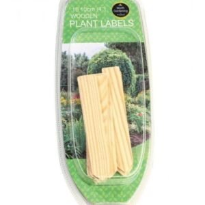 10 Wooden Plant Labels - 10cm (4")