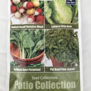 De Ree - Patio Collection Seed 4 type Radish Lettuce Spinach Basil