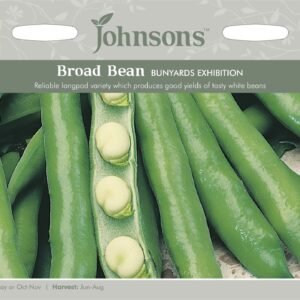 Johnsons Broad Bean Bunyards Exhibition 50 Seeds