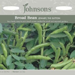 Johnsons Broad Bean The Sutton 50 Seeds