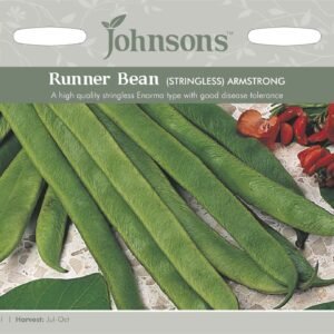 Johnsons Runner Bean Armstrong 50 Seeds