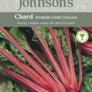 Johnsons Vegetable Chard Rhubarb Chard Vulcan 125 Seeds