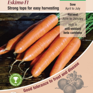 Kings Seeds Carrot Eskimo F1 Hybrid 400 Seeds