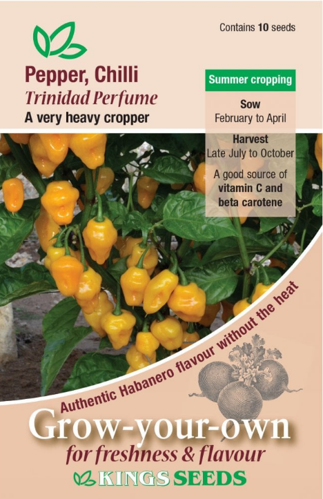 Kings Seeds Chilli Pepper Trinidad Perfume 10 Seeds