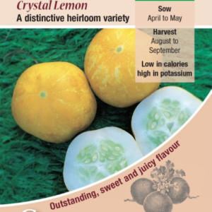 Kings Seeds Cucumber Crystal Lemon 30 Seeds