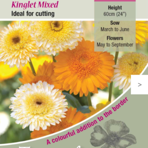Kings Seeds Edible Calendula Kinglet Mixed Seeds