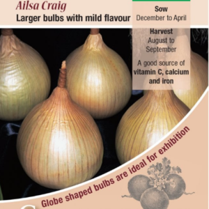 Kings Seeds Onion Ailsa Craig 400 Seeds