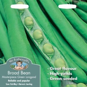 Mr Fothergills Broad Bean Masterpiece Green Longpod 45 Seeds