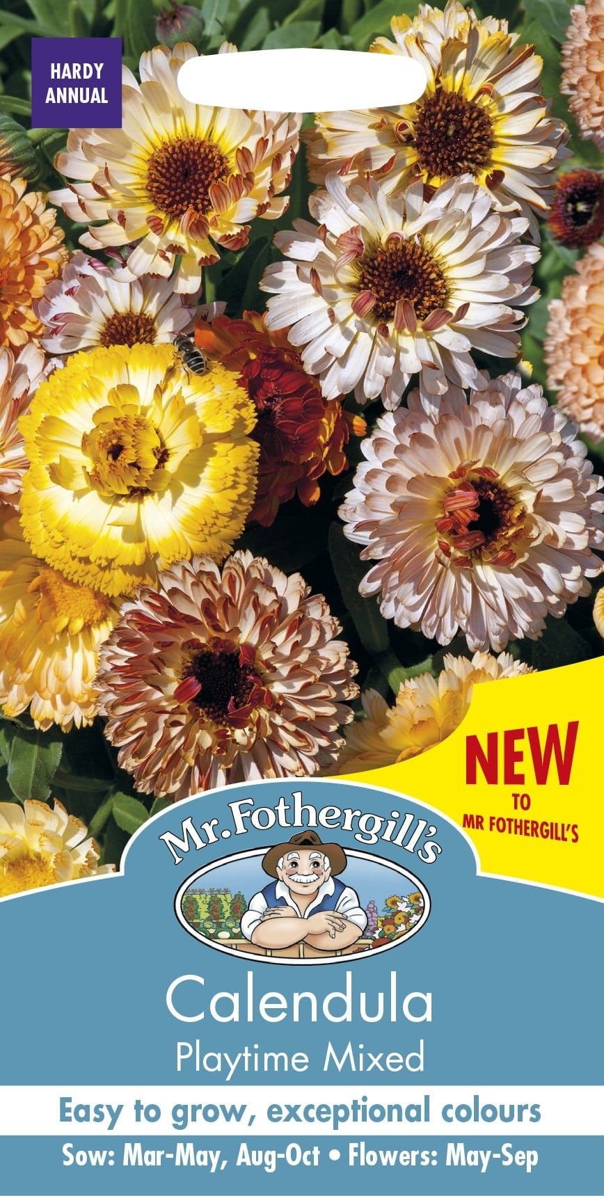 Mr Fothergills Calendula Playtime Mix 50 Seeds