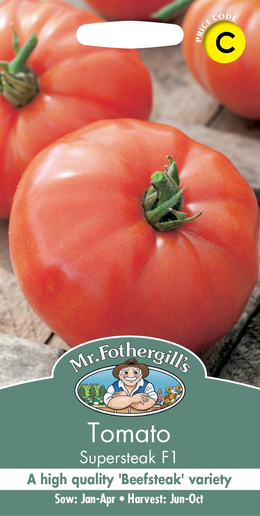 Mr Fothergills Tomato Supersteak F1 Hybrid - 10 Seeds