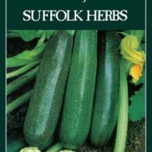 Suffolk Herbs Organic Courgette Nero Di Milano Seeds