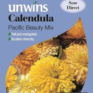 Unwins Calendula Pacific Beauty Mixed 160 Seeds