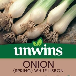 Unwins Onion Spring White Lisbon 500 Seeds