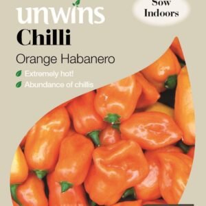 Unwins Pepper (Chilli) Orange Habanero 10 Seeds