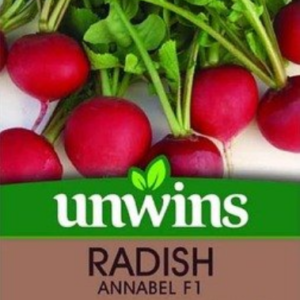 Unwins Radish (Globe) Annabel F1 - 100 Seeds