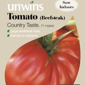 Unwins Tomato Beefsteak Country Taste F1 Hybrid 10 Seeds