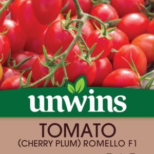 Unwins Tomato Cherry Plum Romello F1 Hybrid 6 Seeds