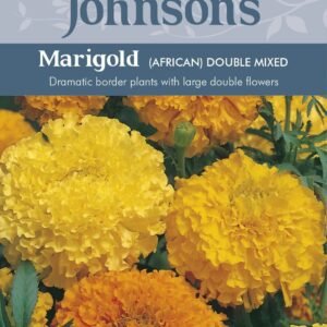 Johnsons African Marigold Double Mixed 100 Seeds