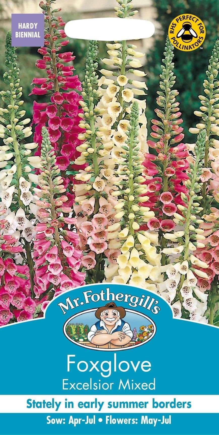 Mr Fothergills Foxglove Excelsior Mixed 2500 Seeds